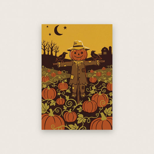 The Pumpkin Patch Halloween Art Print