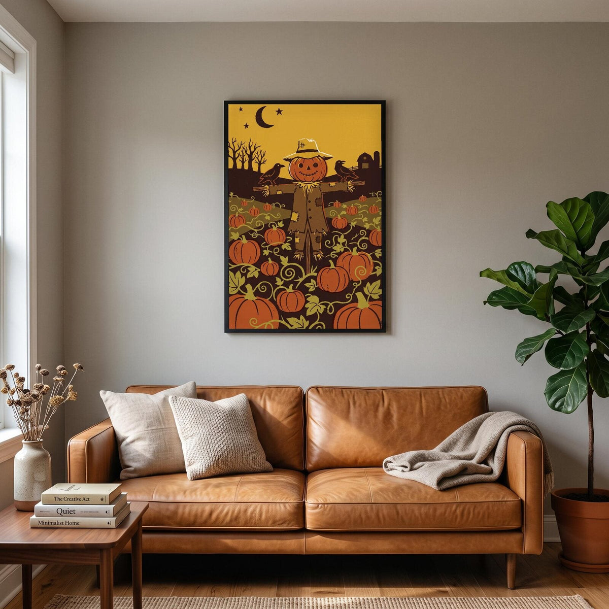 The Pumpkin Patch Halloween Art Print