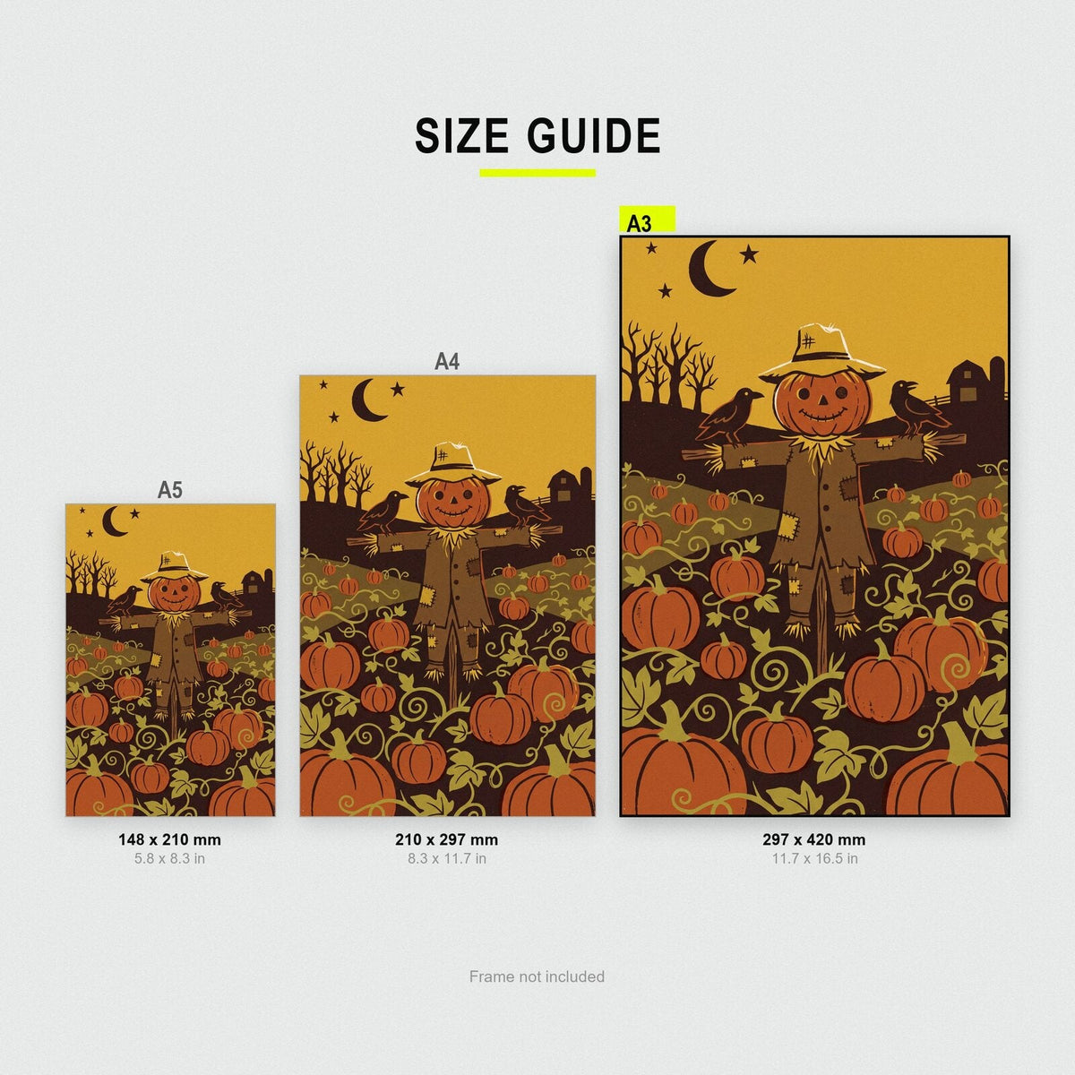 The Pumpkin Patch Halloween Art Print