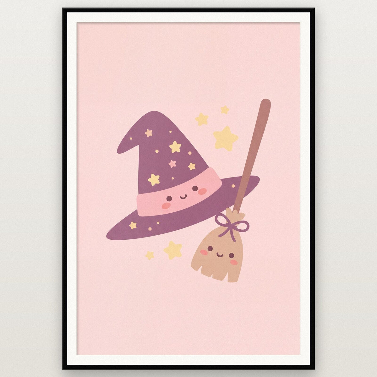 The Witch Hat Cute Halloween Art Print
