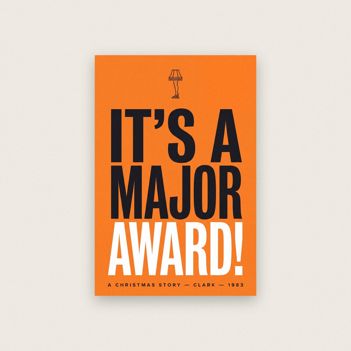 Its A Major Award Christmas Movie Quote Art Print
