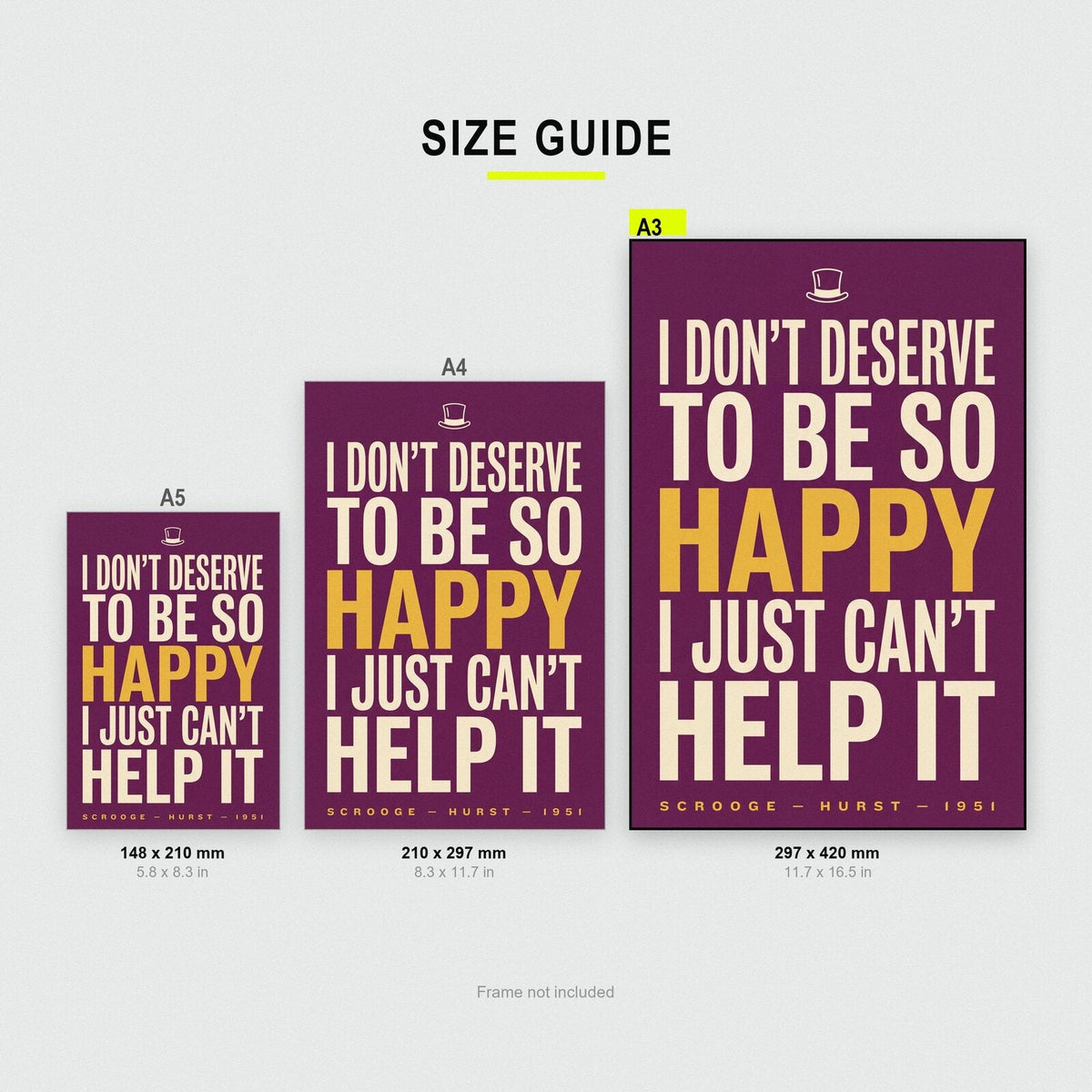 I Dont Deserve To Be So Happy Christmas Movie Quote Art Print