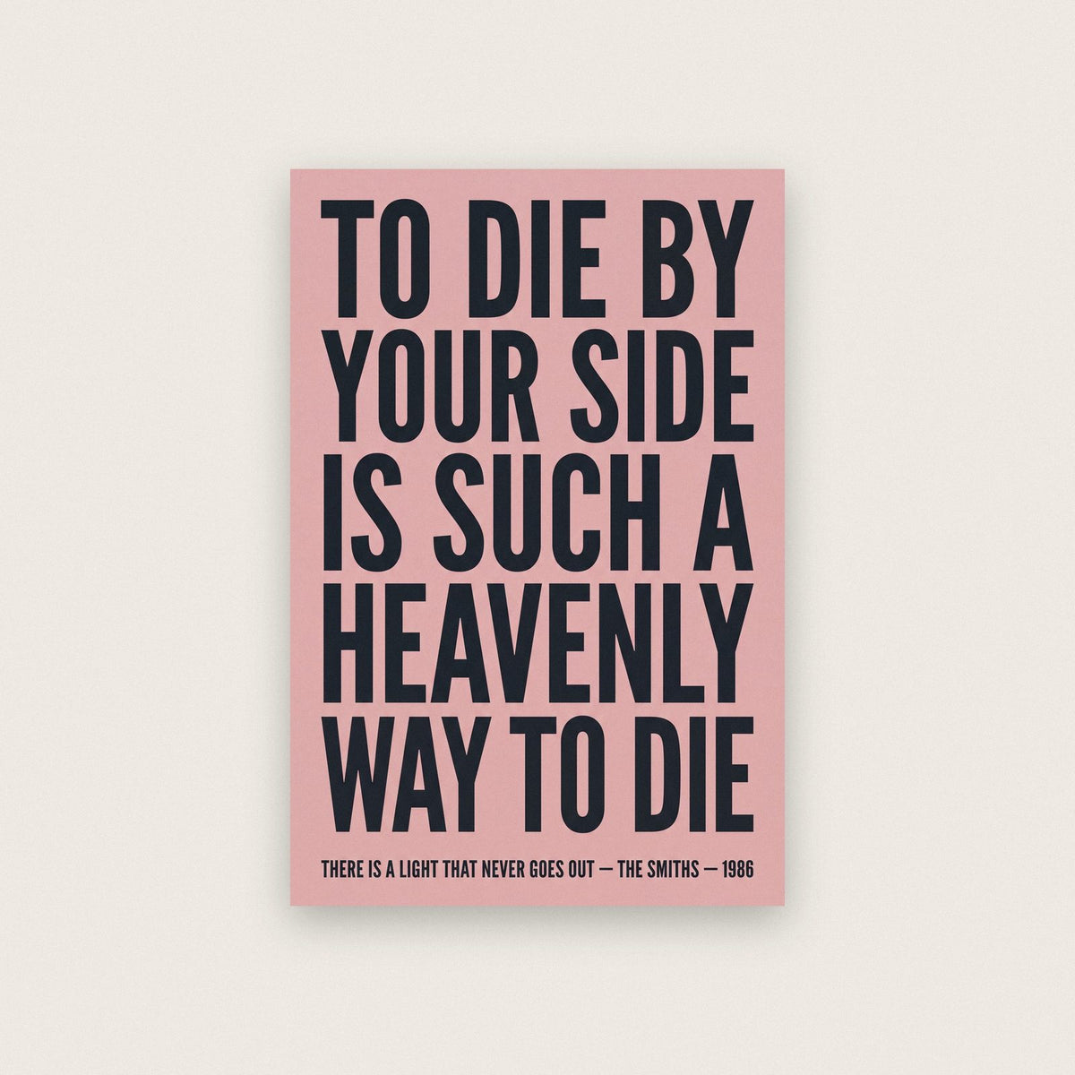 There Is A Light Lyrics Print