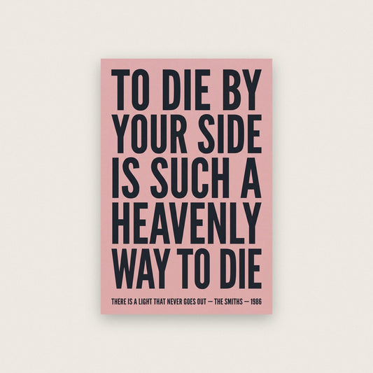 There Is A Light Lyrics Print