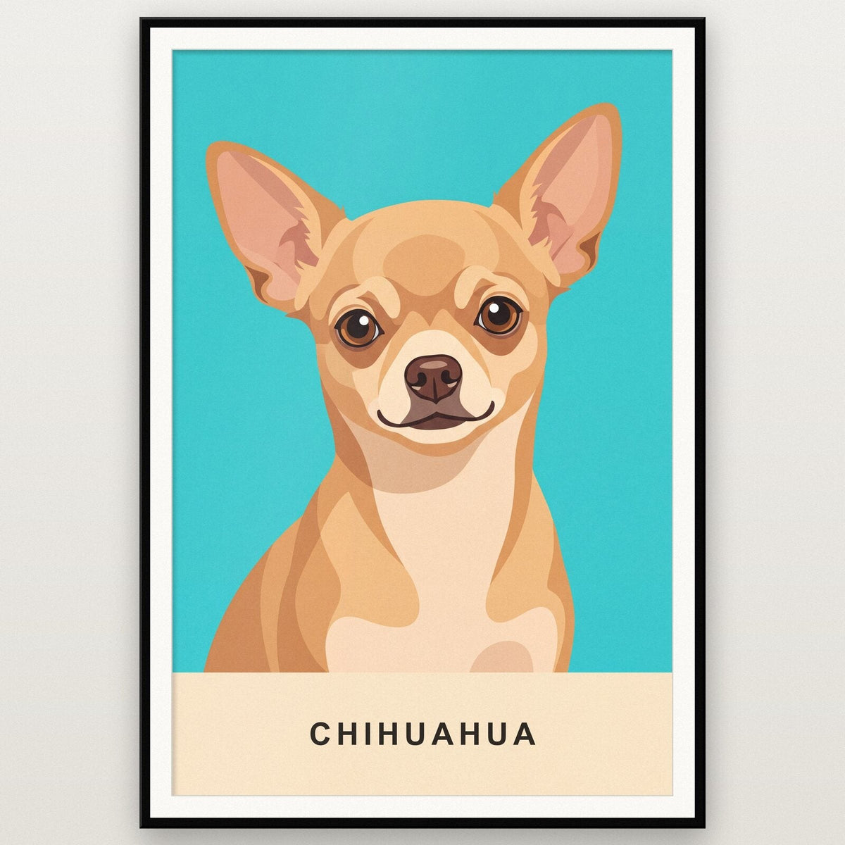 Chihuahua Dog Portrait Art Print