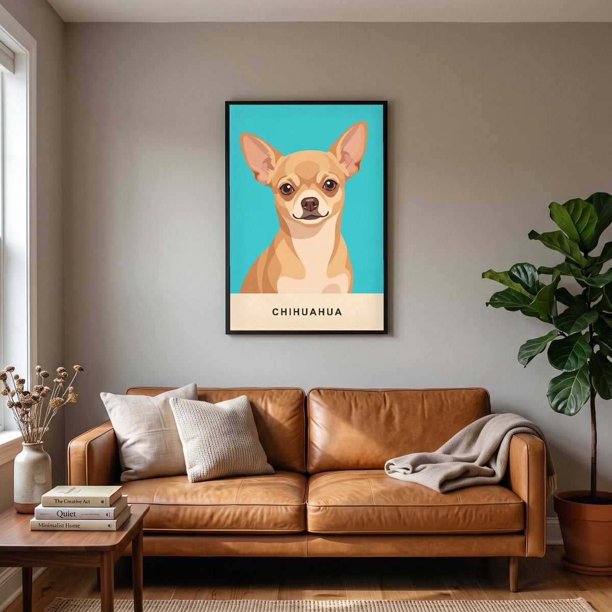 Chihuahua Dog Portrait Art Print