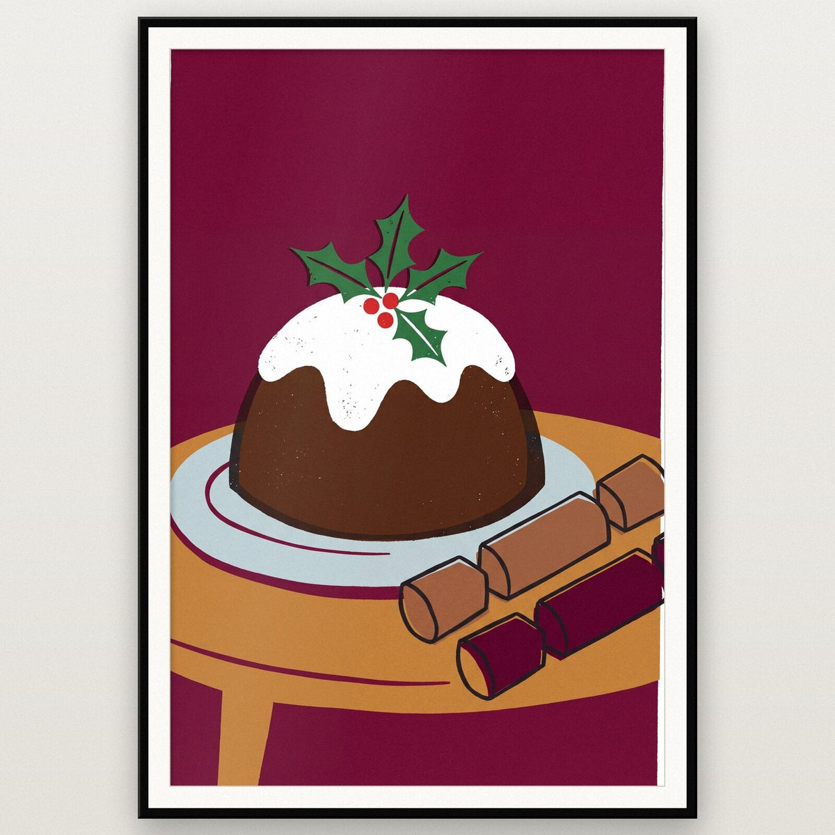 The Christmas Pudding Christmas Art Print