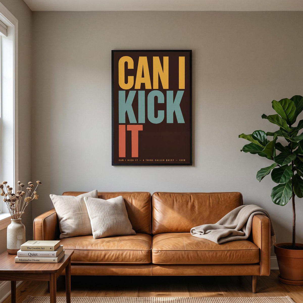 Can I Kick It Lyric Art Print