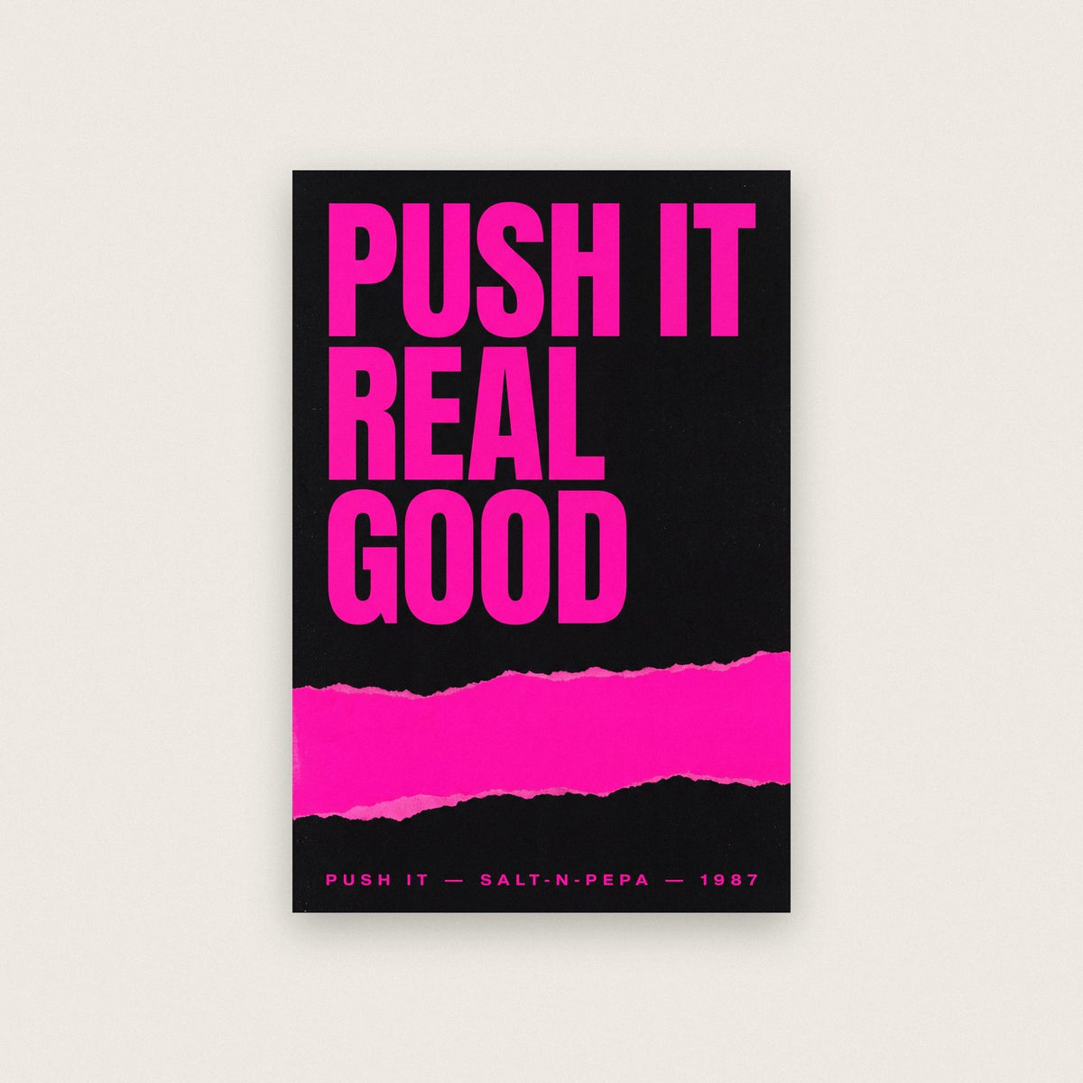 Push It Lyrics Print