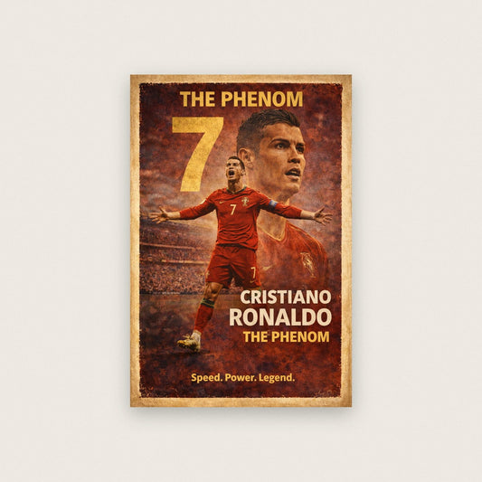 Cristiano Ronaldo Football Legends Poster