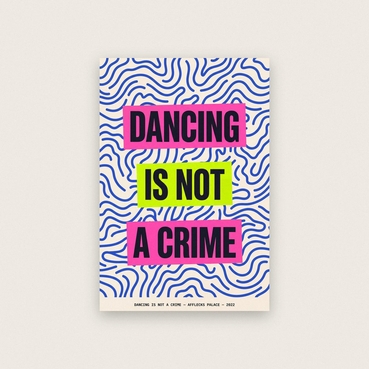Dancing Is Not A Crime Lyrics Print