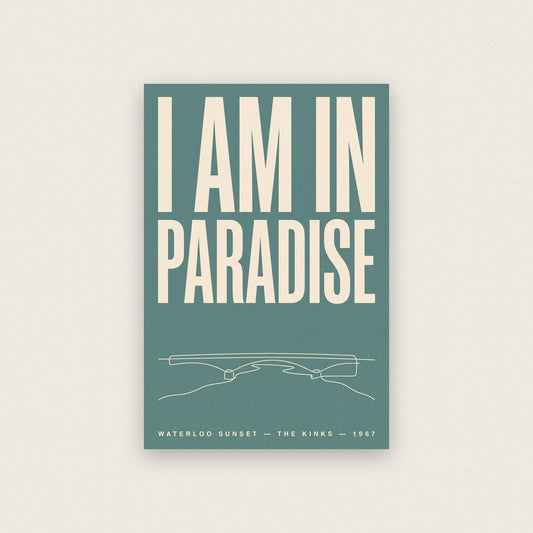 Waterloo Sunset Lyrics Print