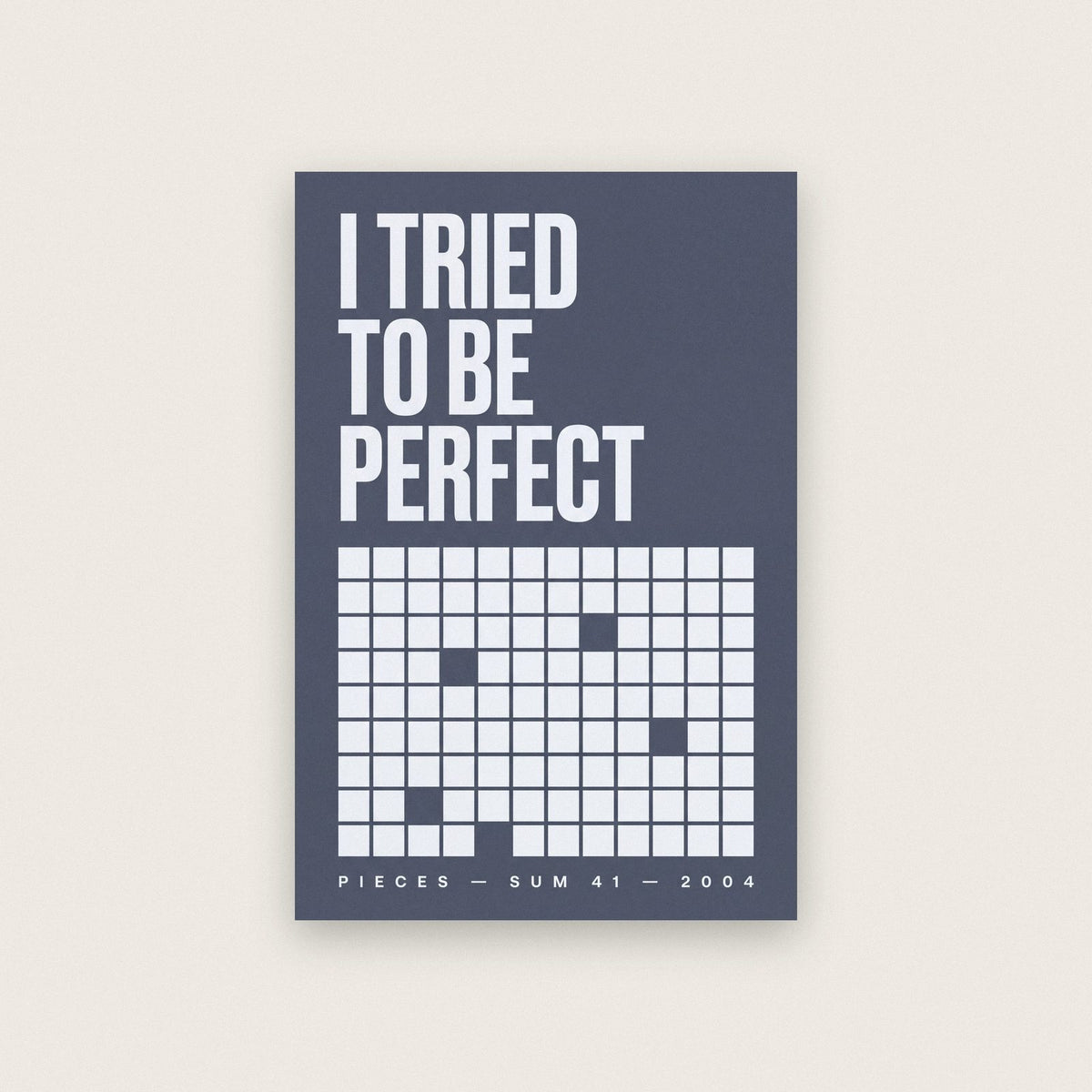 Pieces Lyrics Print