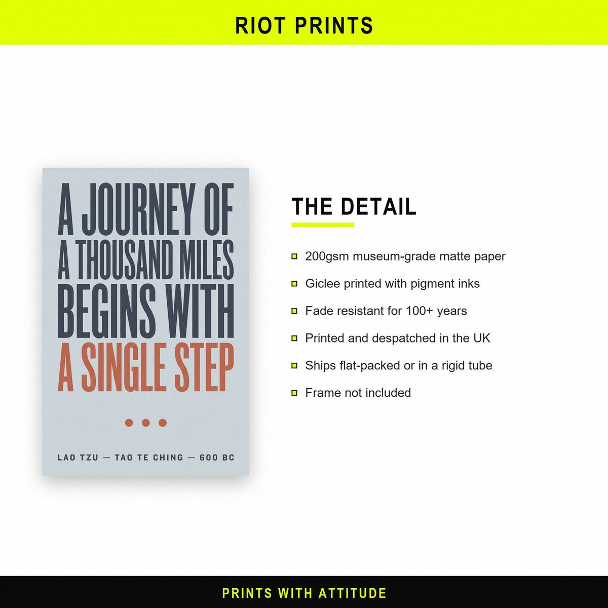 Lao Tzu Quote Print paper and printing specification