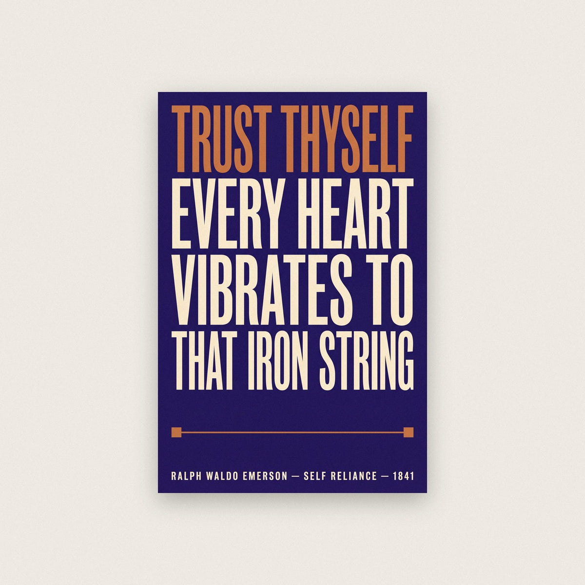 Trust Thyself Print