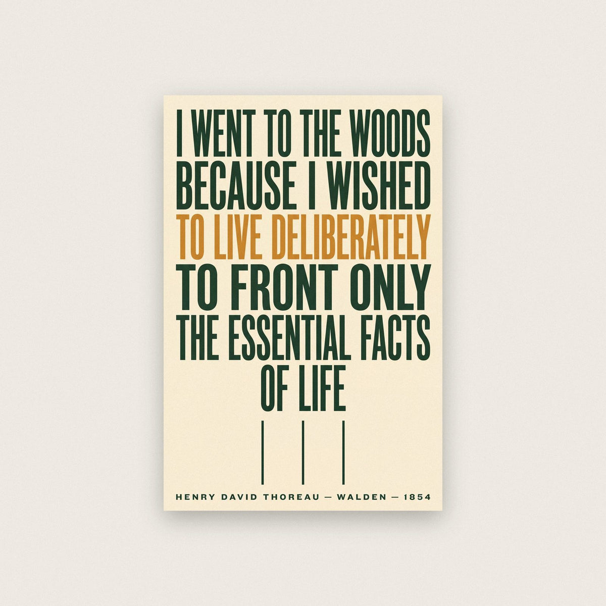 Walden Print