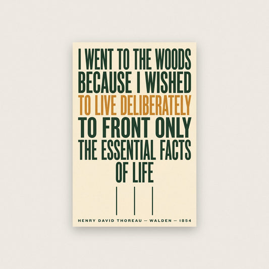 Walden Print