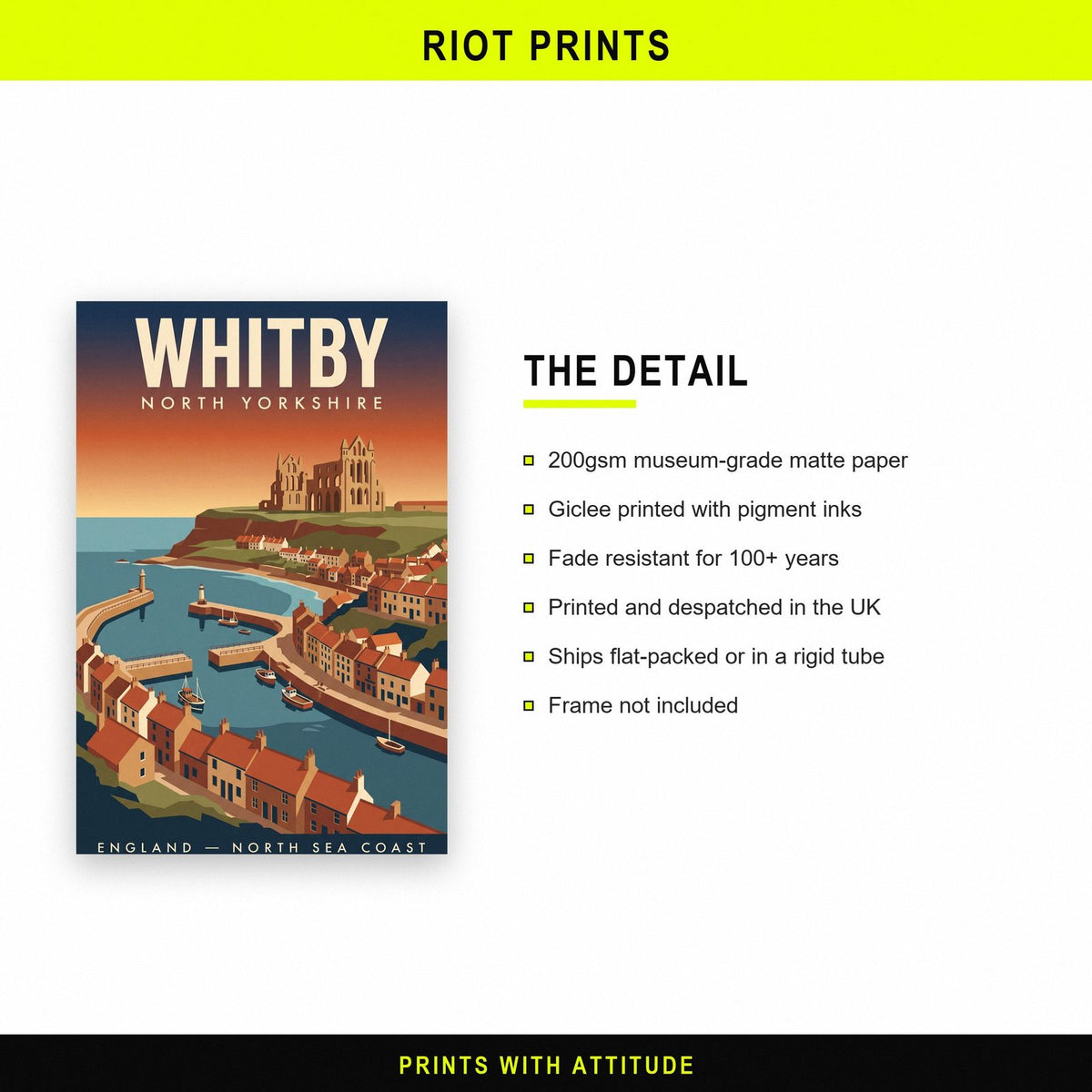 Whitby Print paper and printing specification