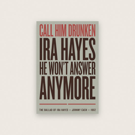 The Ballad of Ira Hayes Print