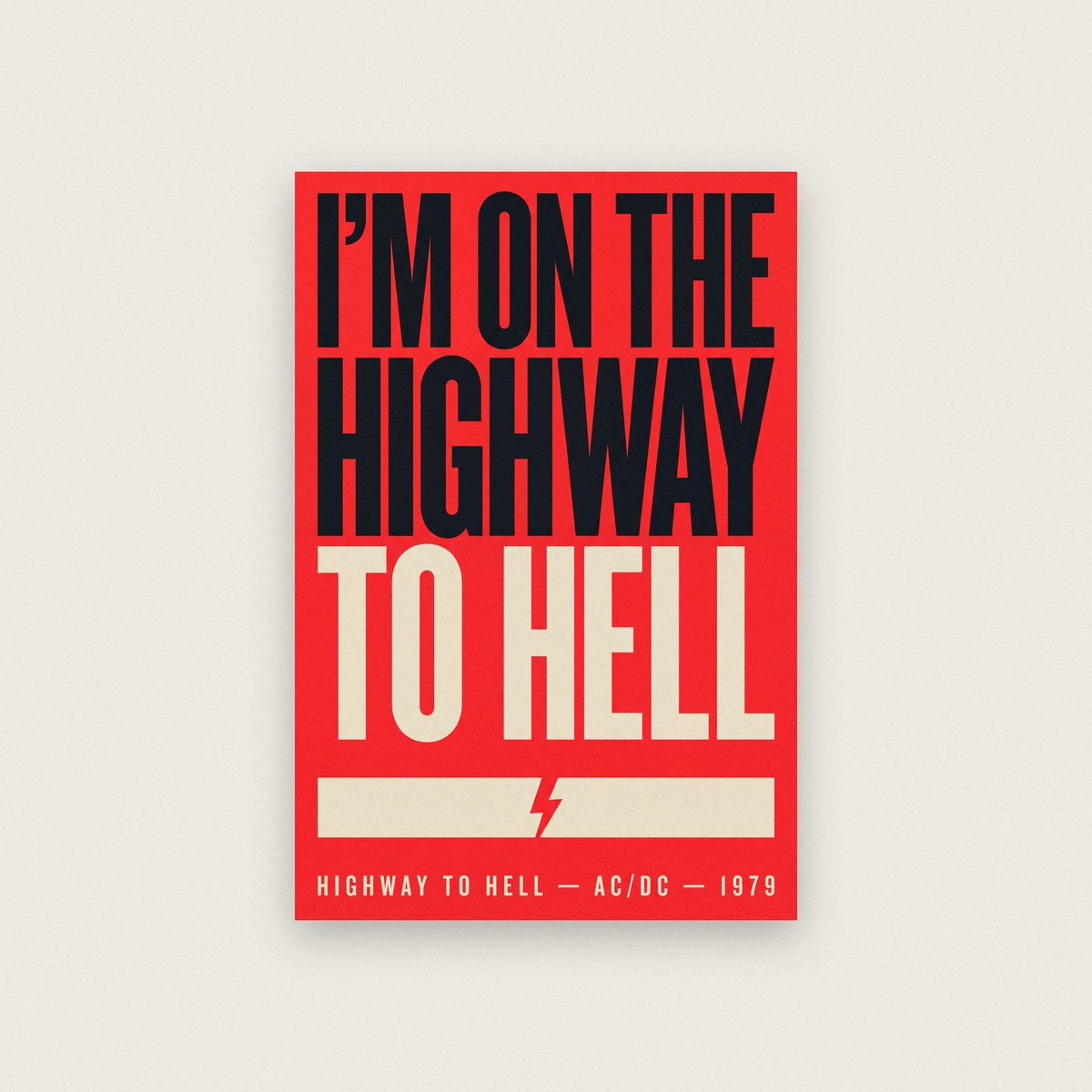 Highway to Hell Print