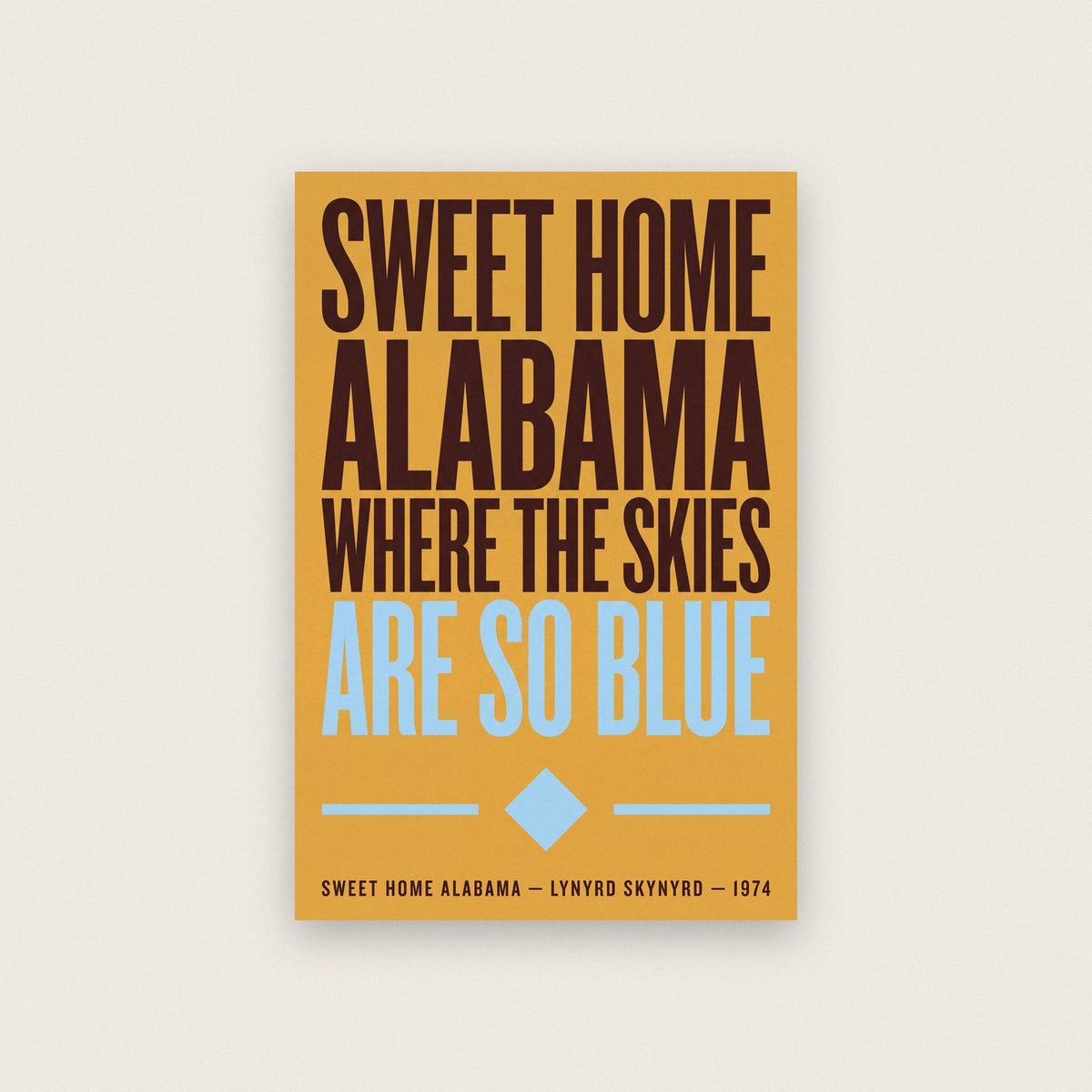 Sweet Home Alabama Print