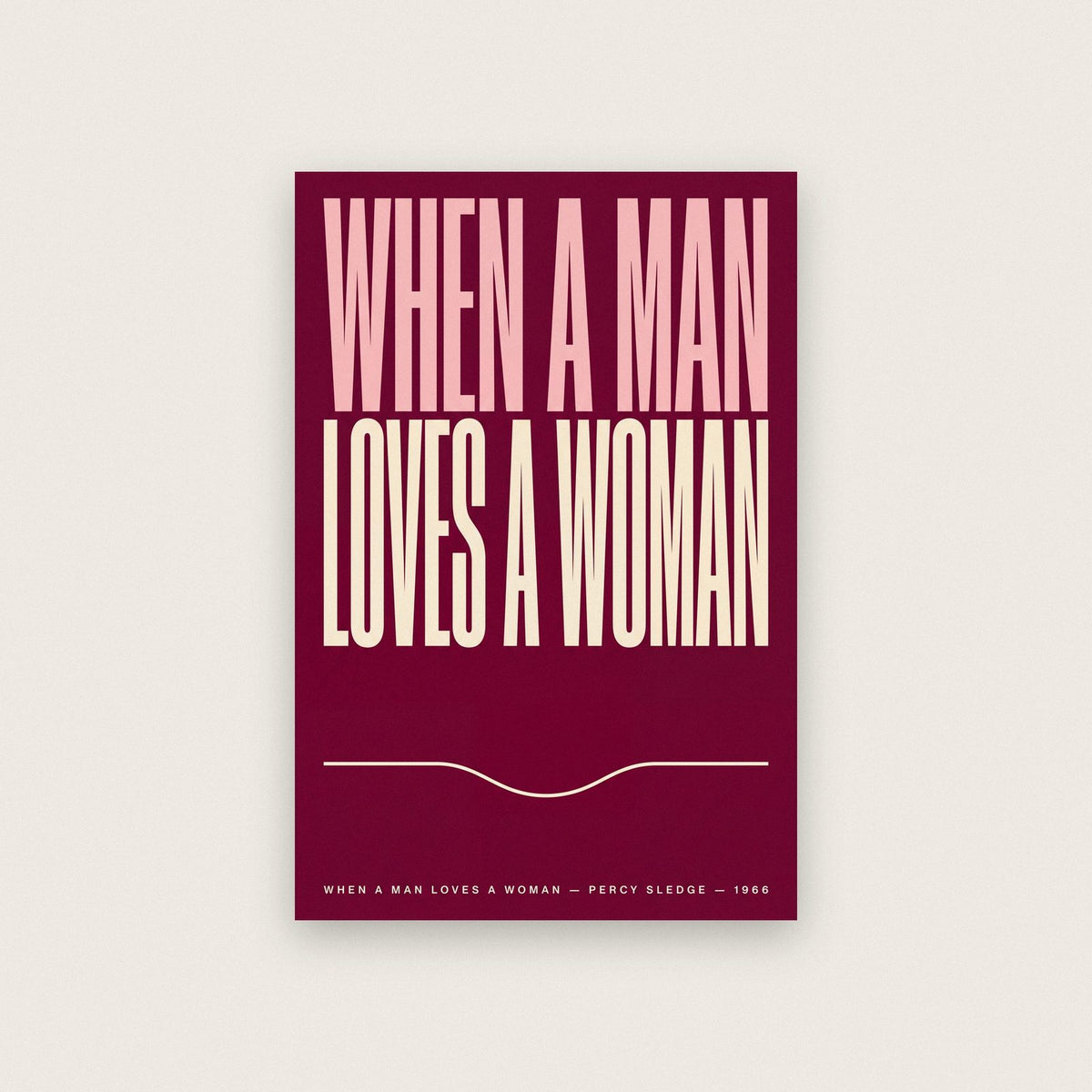 When a Man Loves a Woman Print