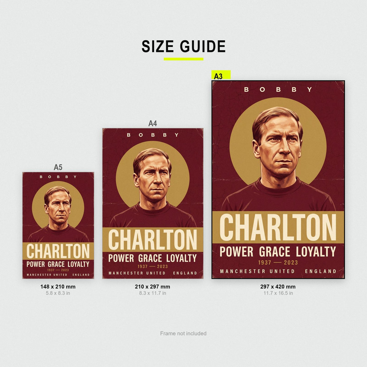 Bobby Charlton Power Grace Loyalty Football Art Print