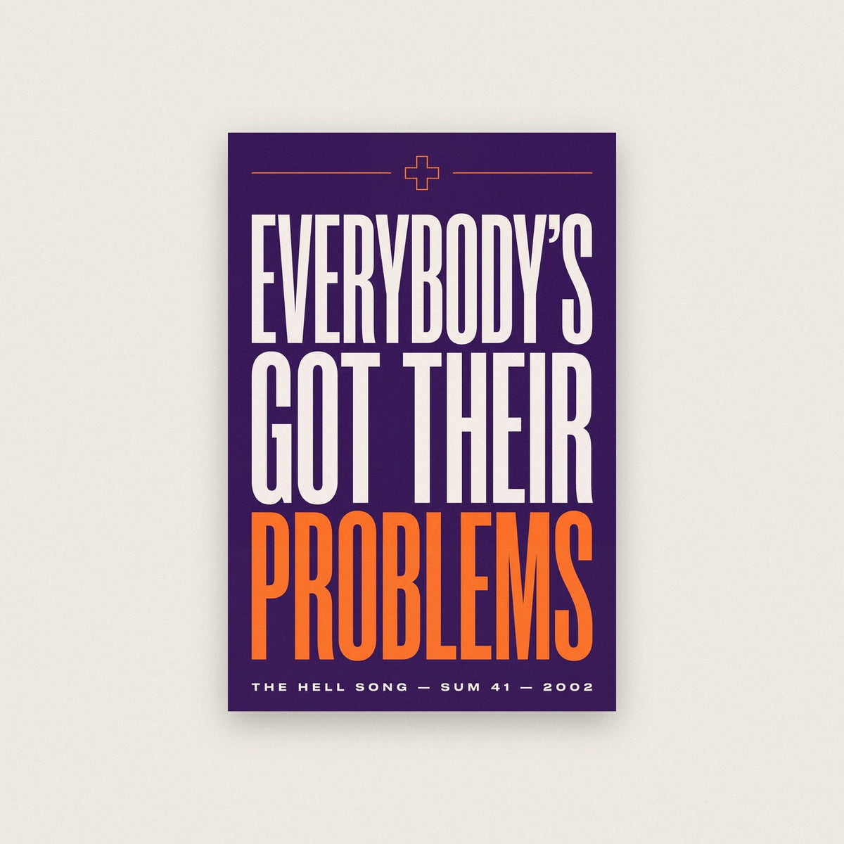The Hell Song Lyrics Print