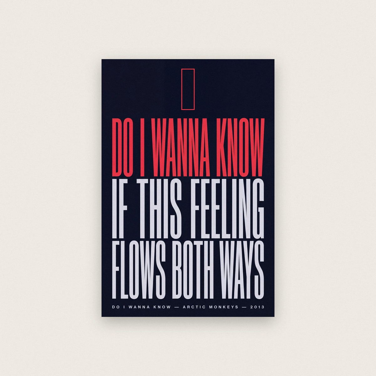 Do I Wanna Know Lyrics Print