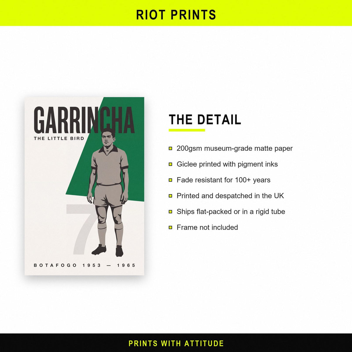 Garrincha Print paper and printing specification