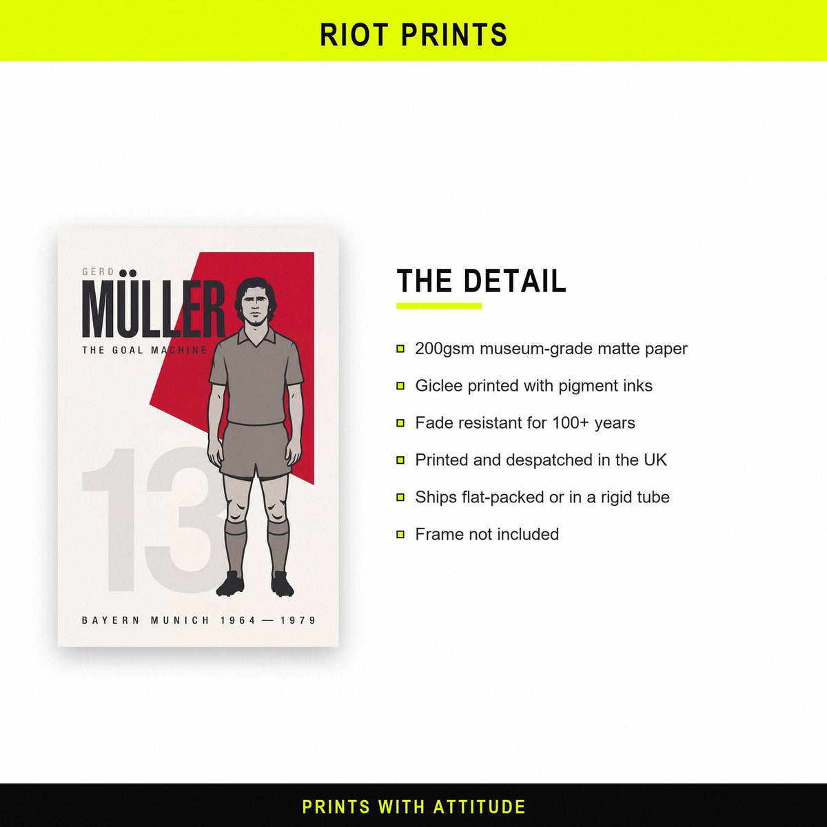 Gerd Muller Print paper and printing specification