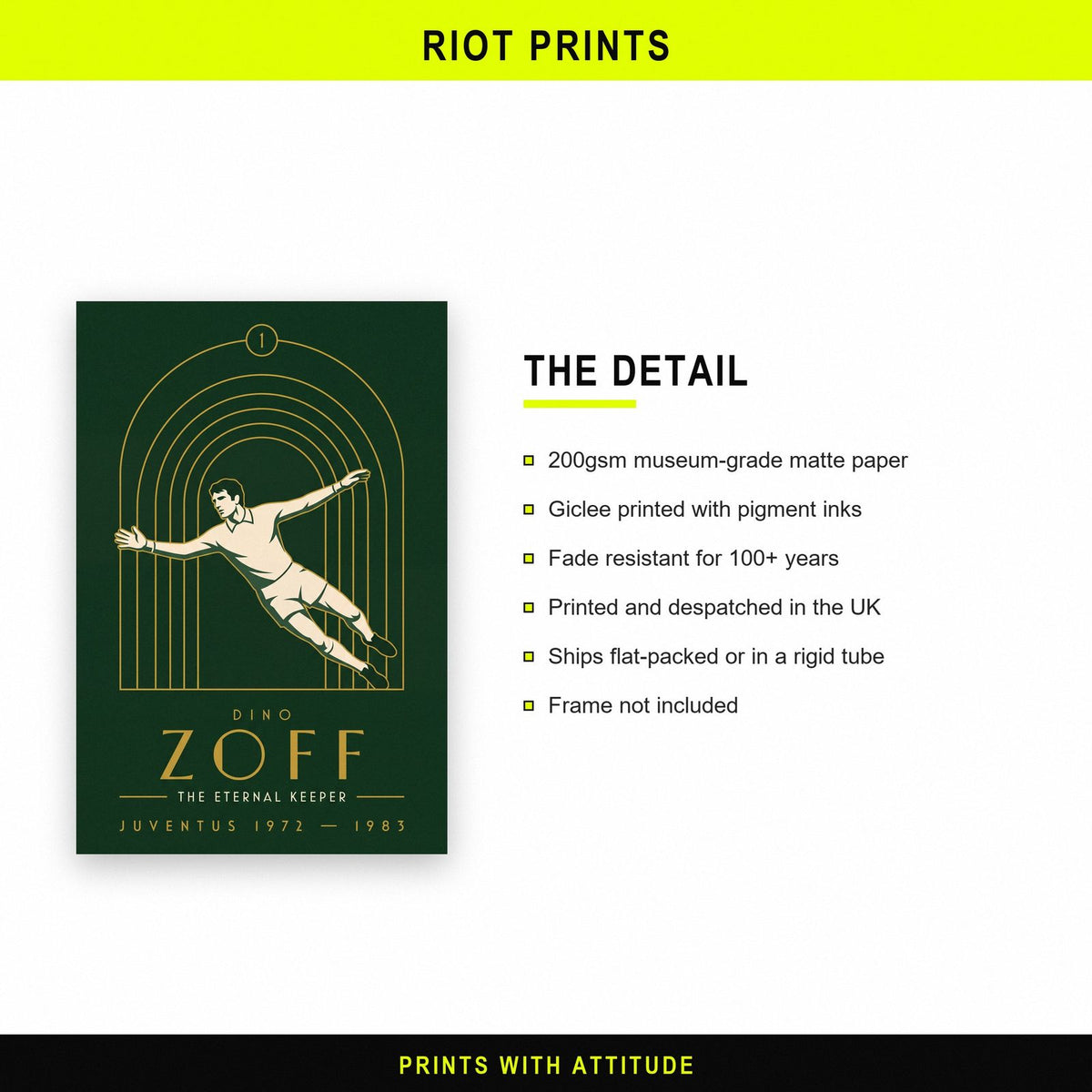 Dino Zoff Art Deco Print paper and printing specification