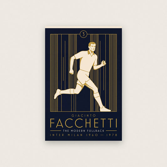 Giacinto Facchetti Art Deco Print