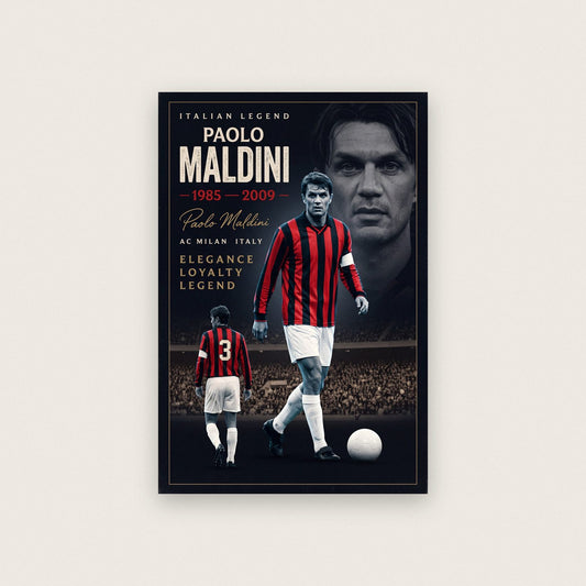 Paolo Maldini Cinematic Print