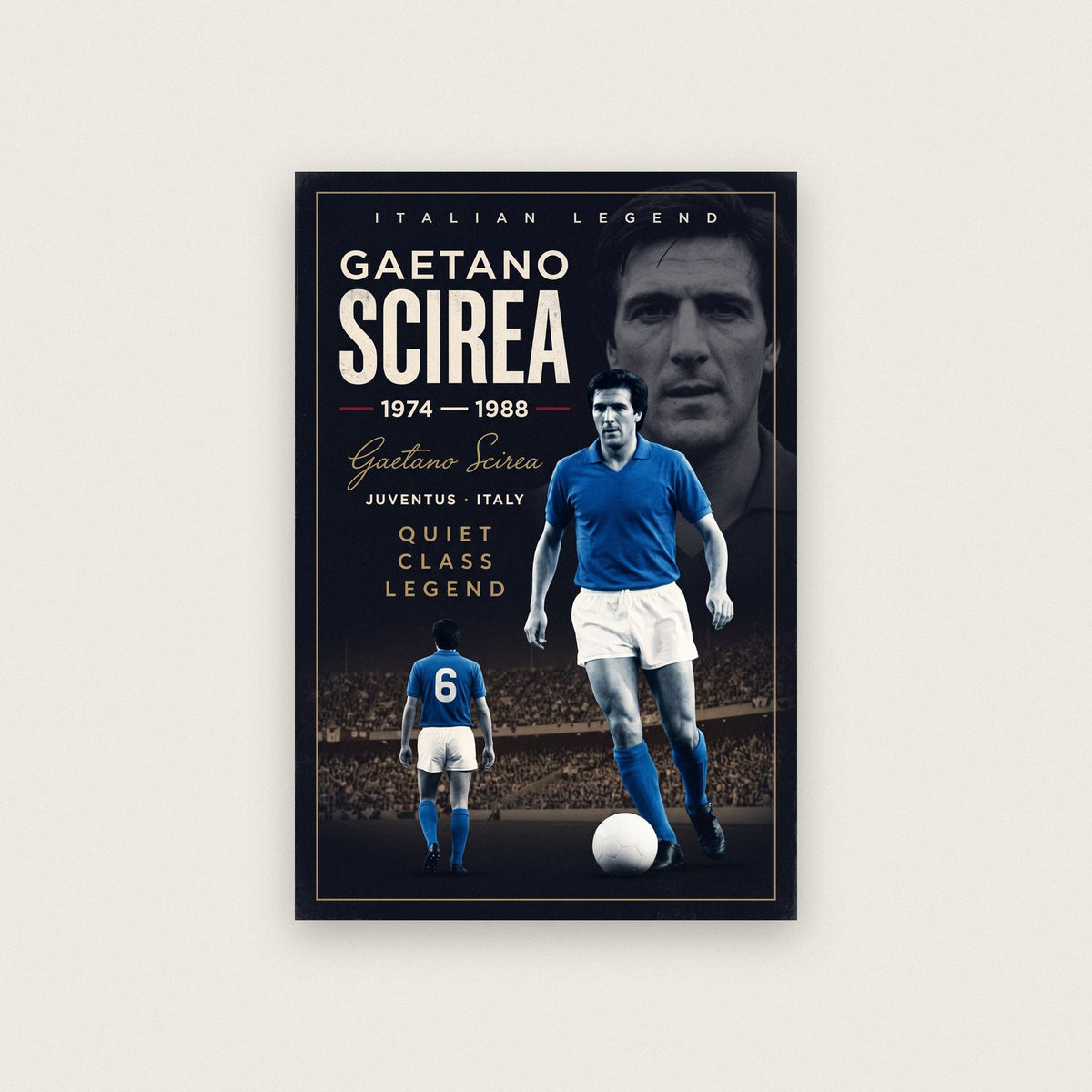 Gaetano Scirea Cinematic Print