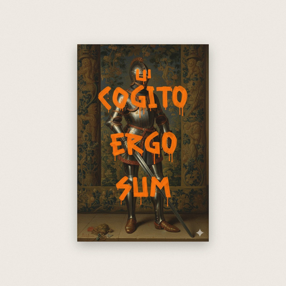 Cogito Ergo Sum Philosophy Art Print