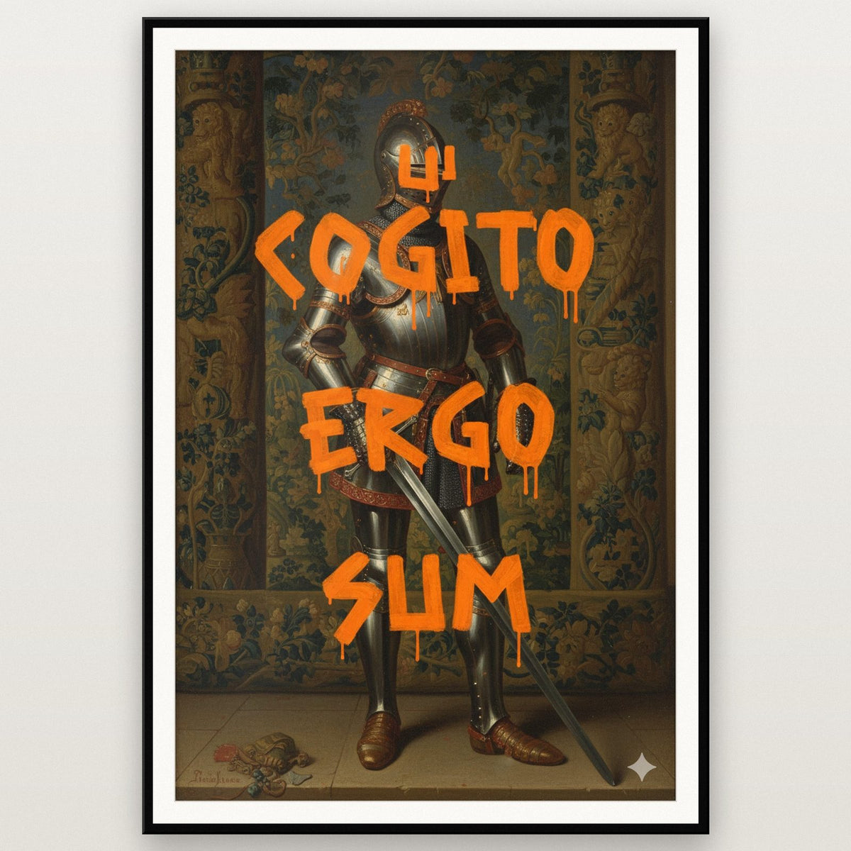 Cogito Ergo Sum Philosophy Art Print