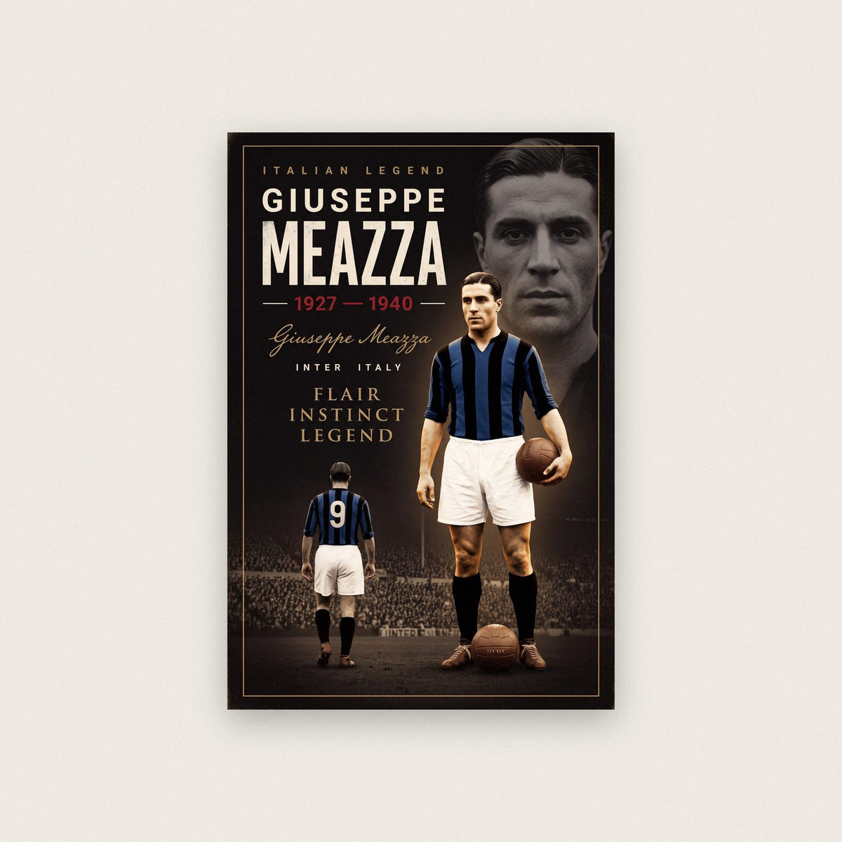 Giuseppe Meazza Cinematic Print