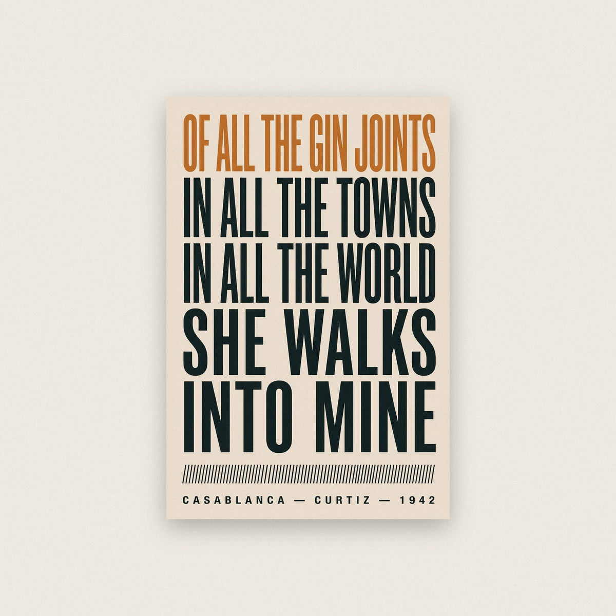 Casablanca Print