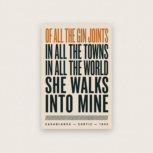 Casablanca Print