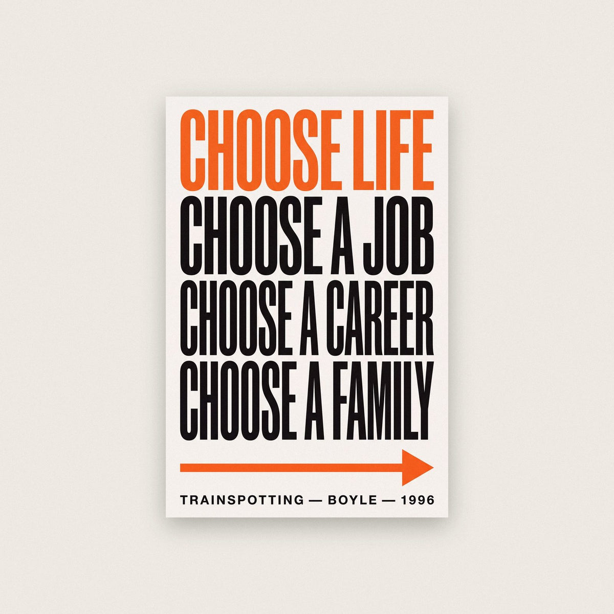 Trainspotting Print