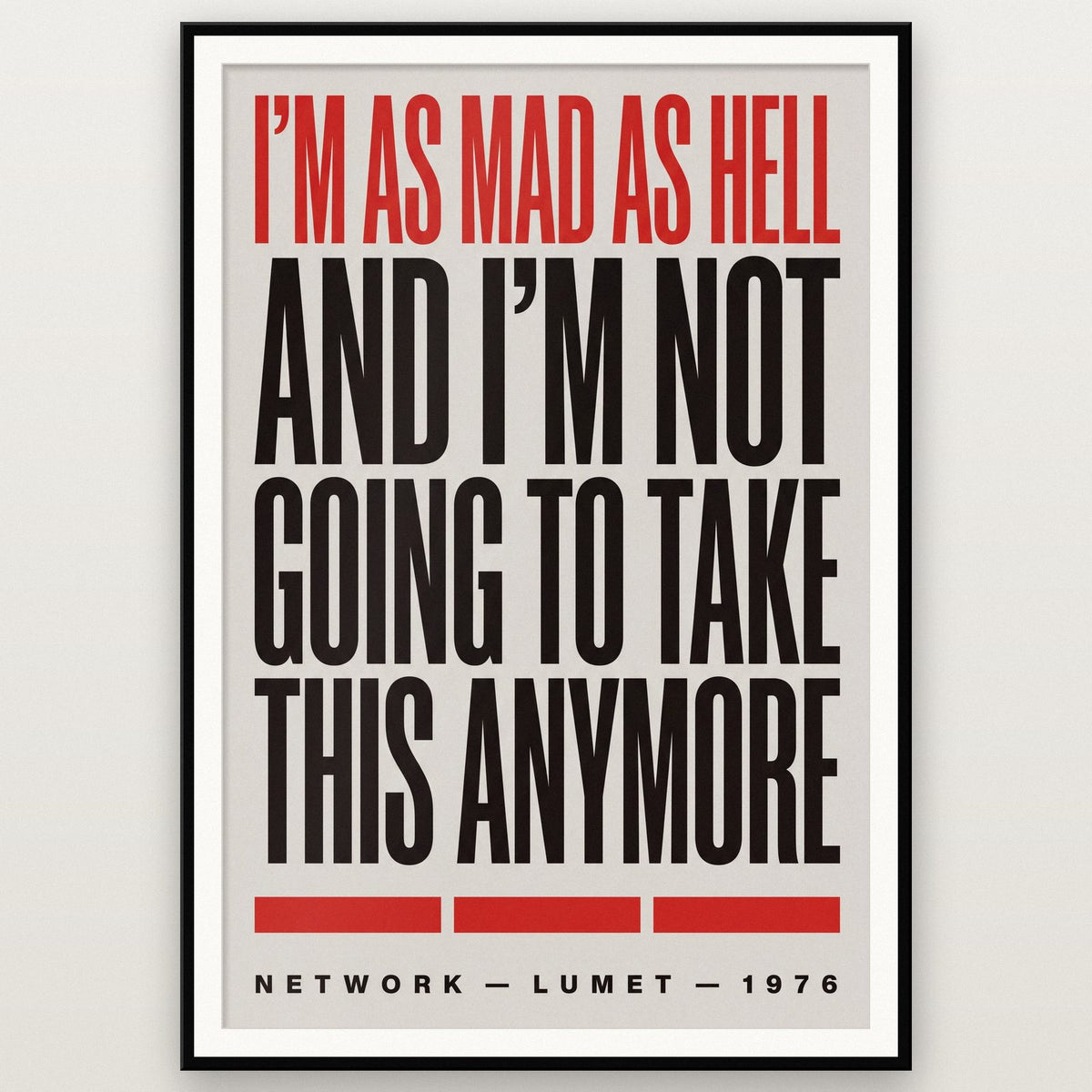 Network Print shown in a black frame