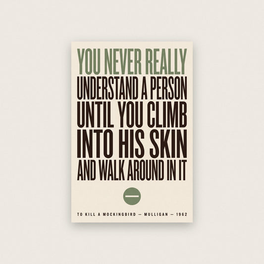 To Kill A Mockingbird Print