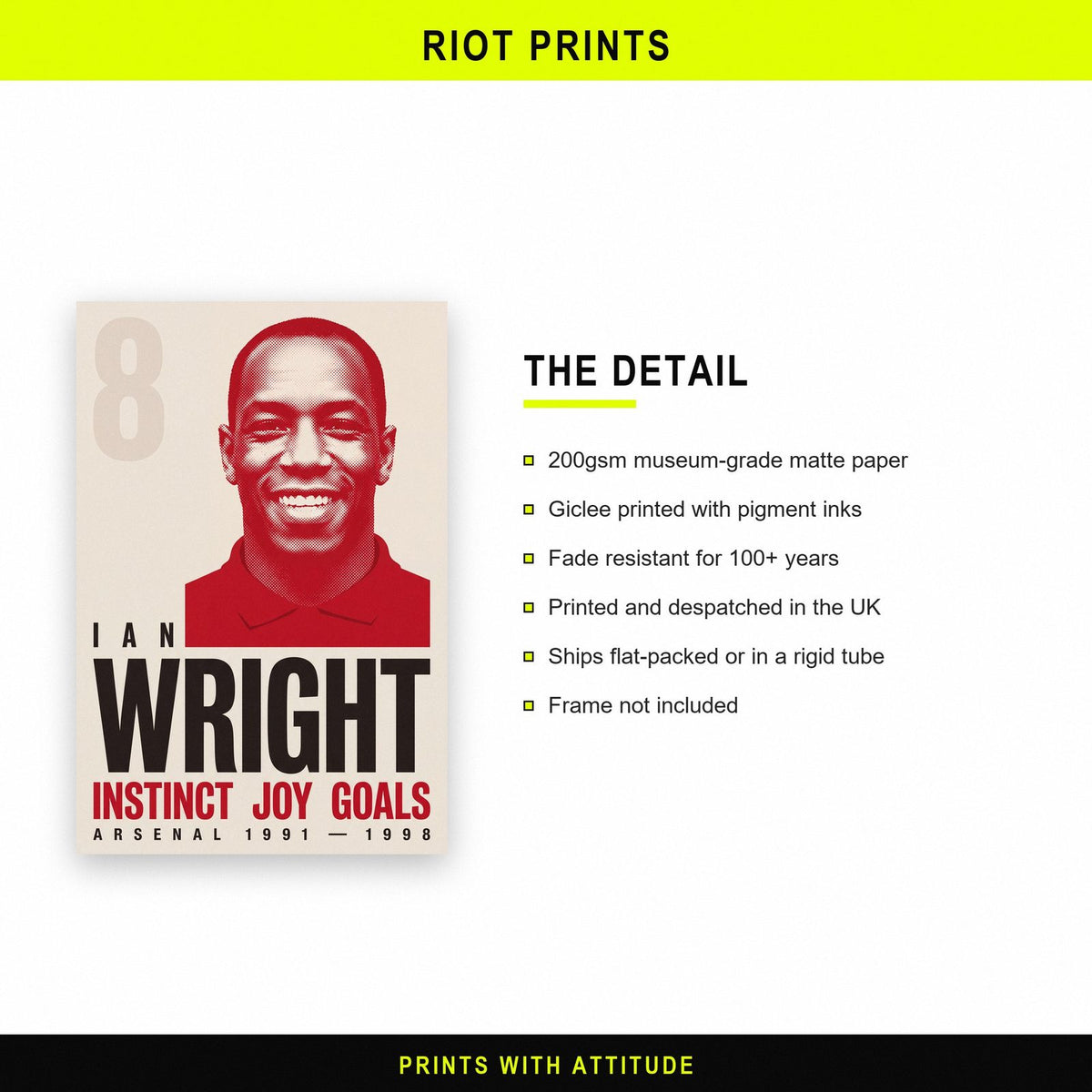 Ian Wright Print paper and printing specification