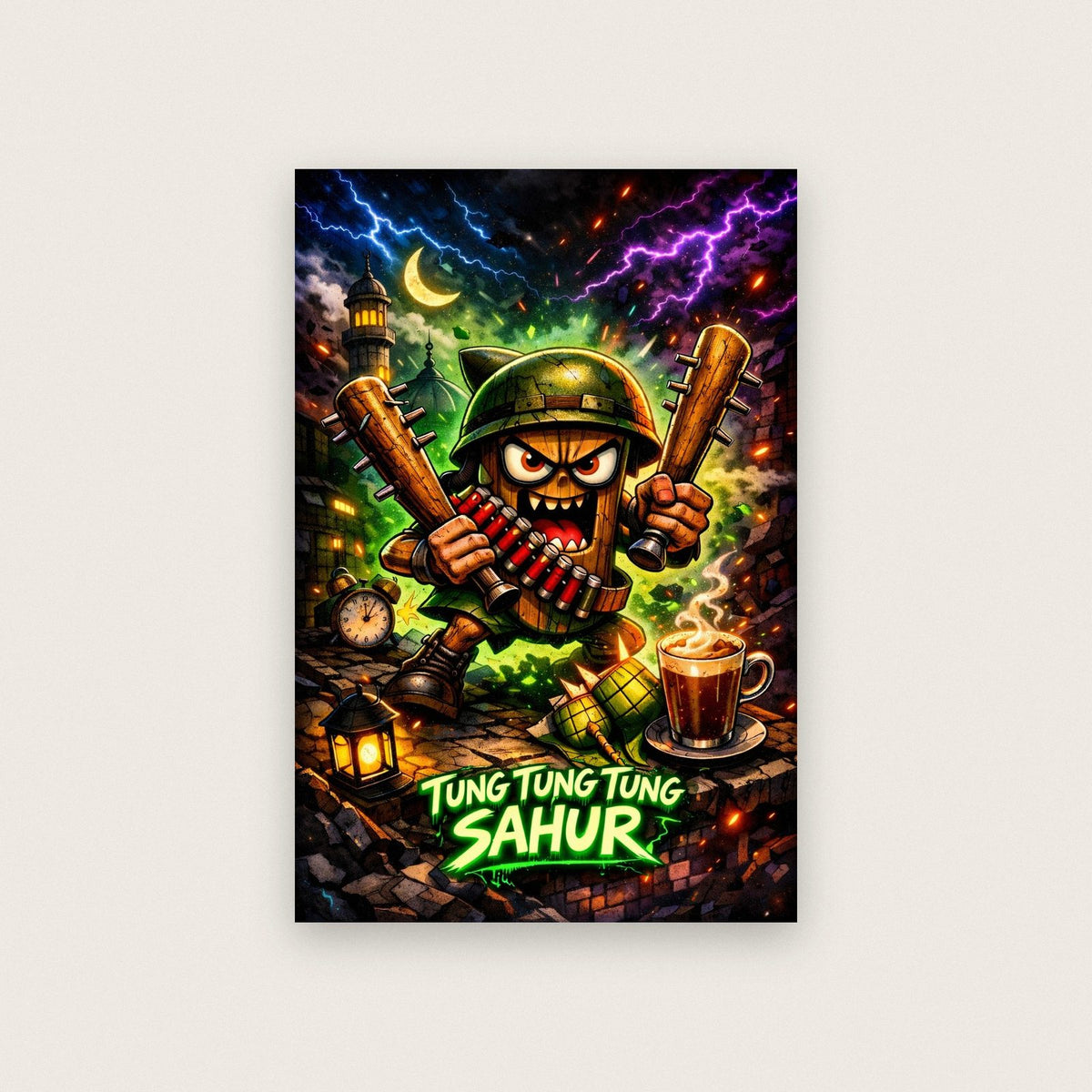 Italian Brainrot Meme Poster Set