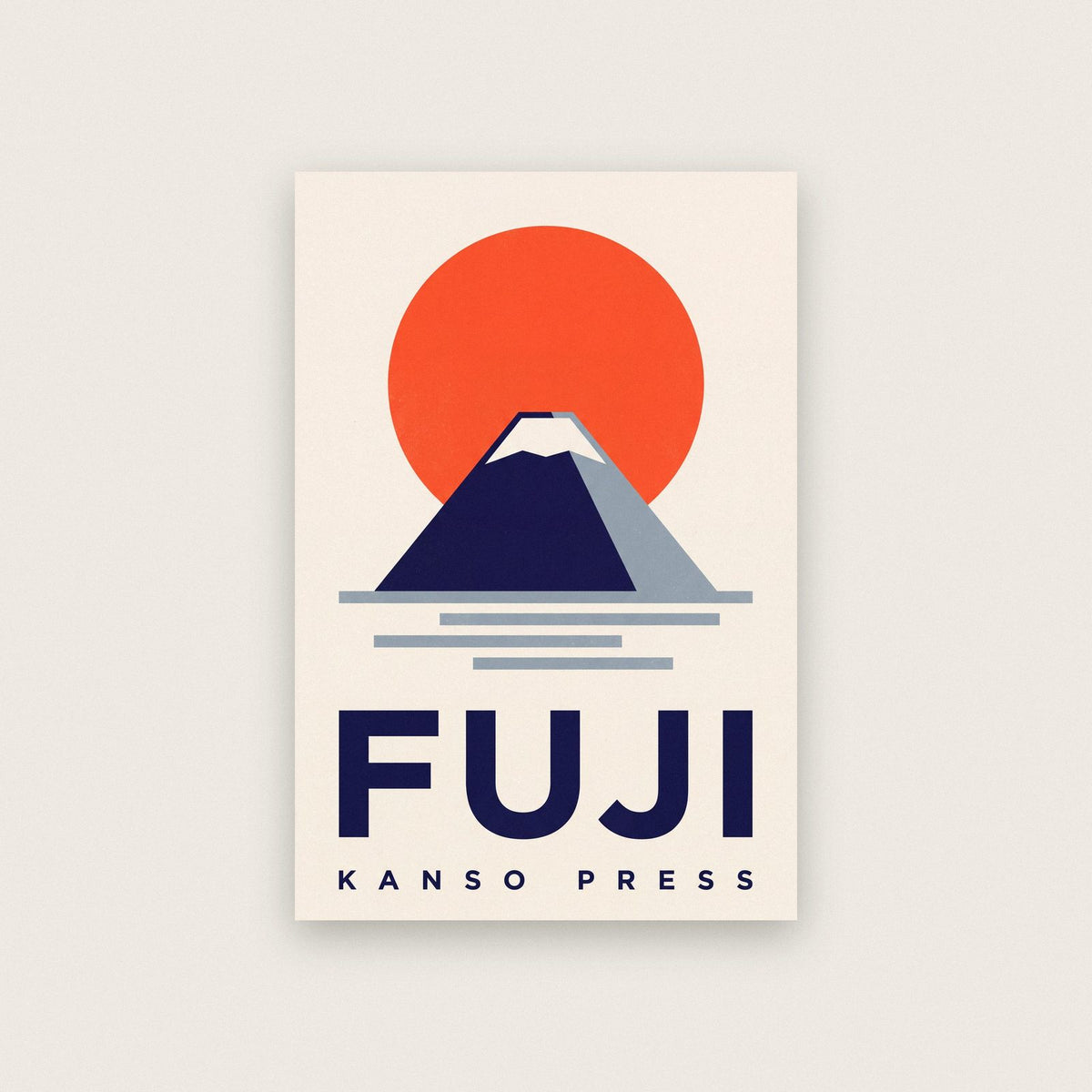 Fuji Kanso Press Japanese Minimal Art Print