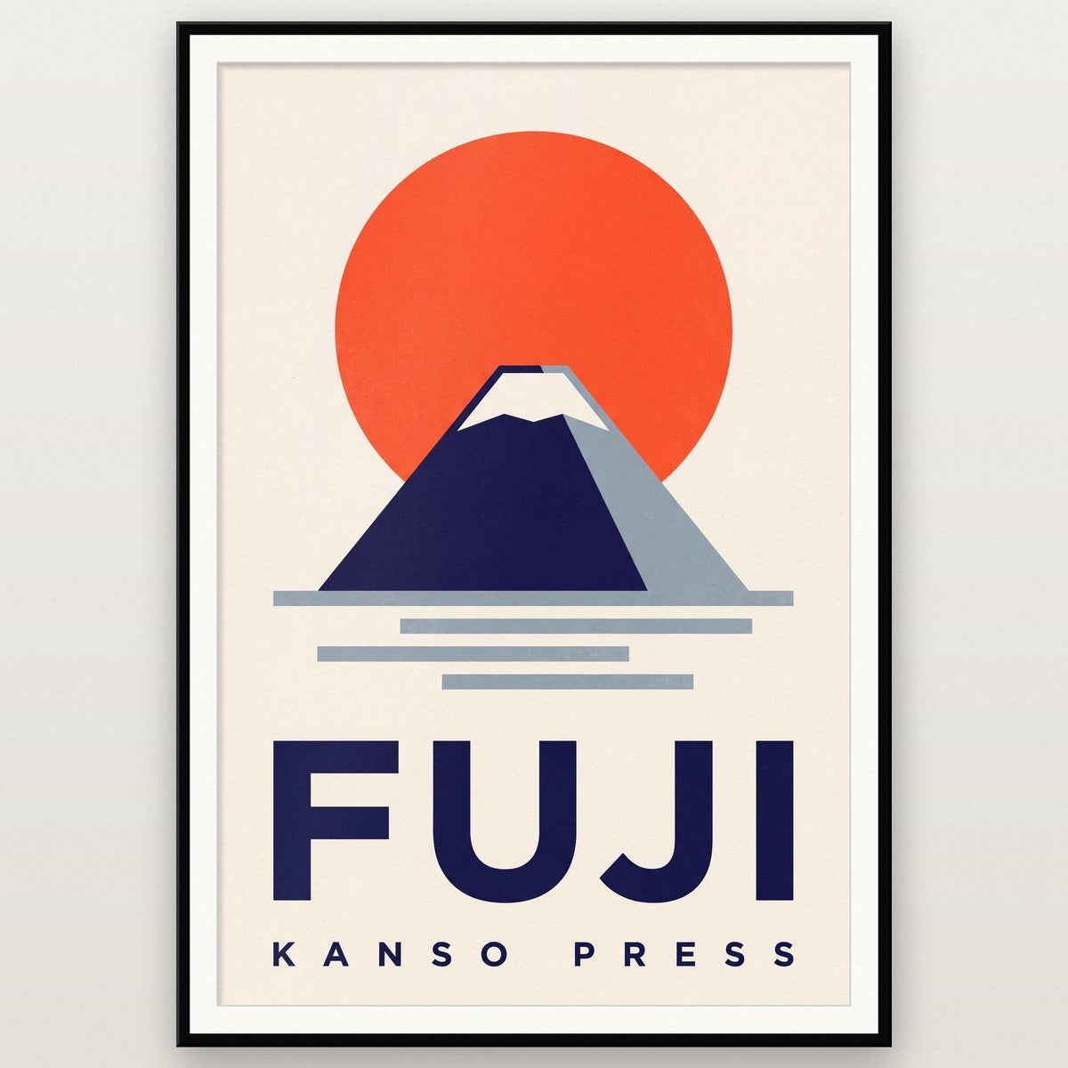 Fuji Kanso Press Japanese Minimal Art Print