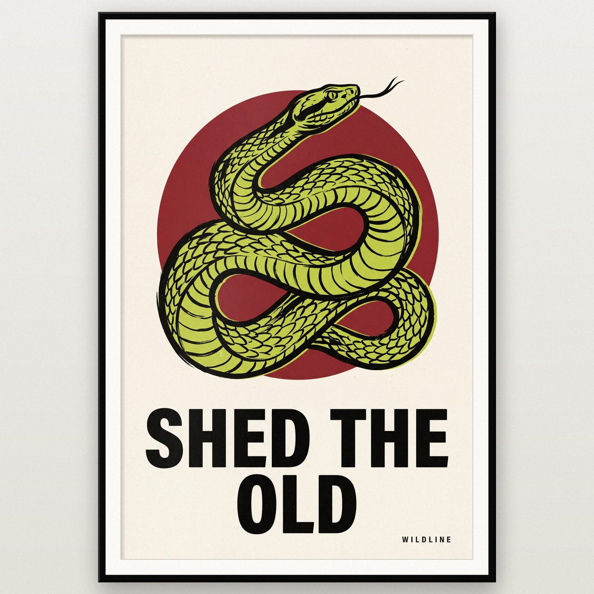 Shed The Old Snake Art Print