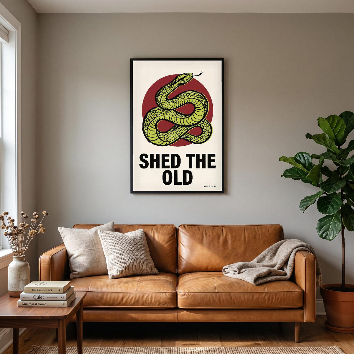 Shed The Old Snake Art Print