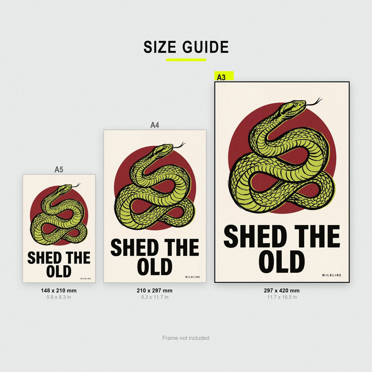 Shed The Old Snake Art Print